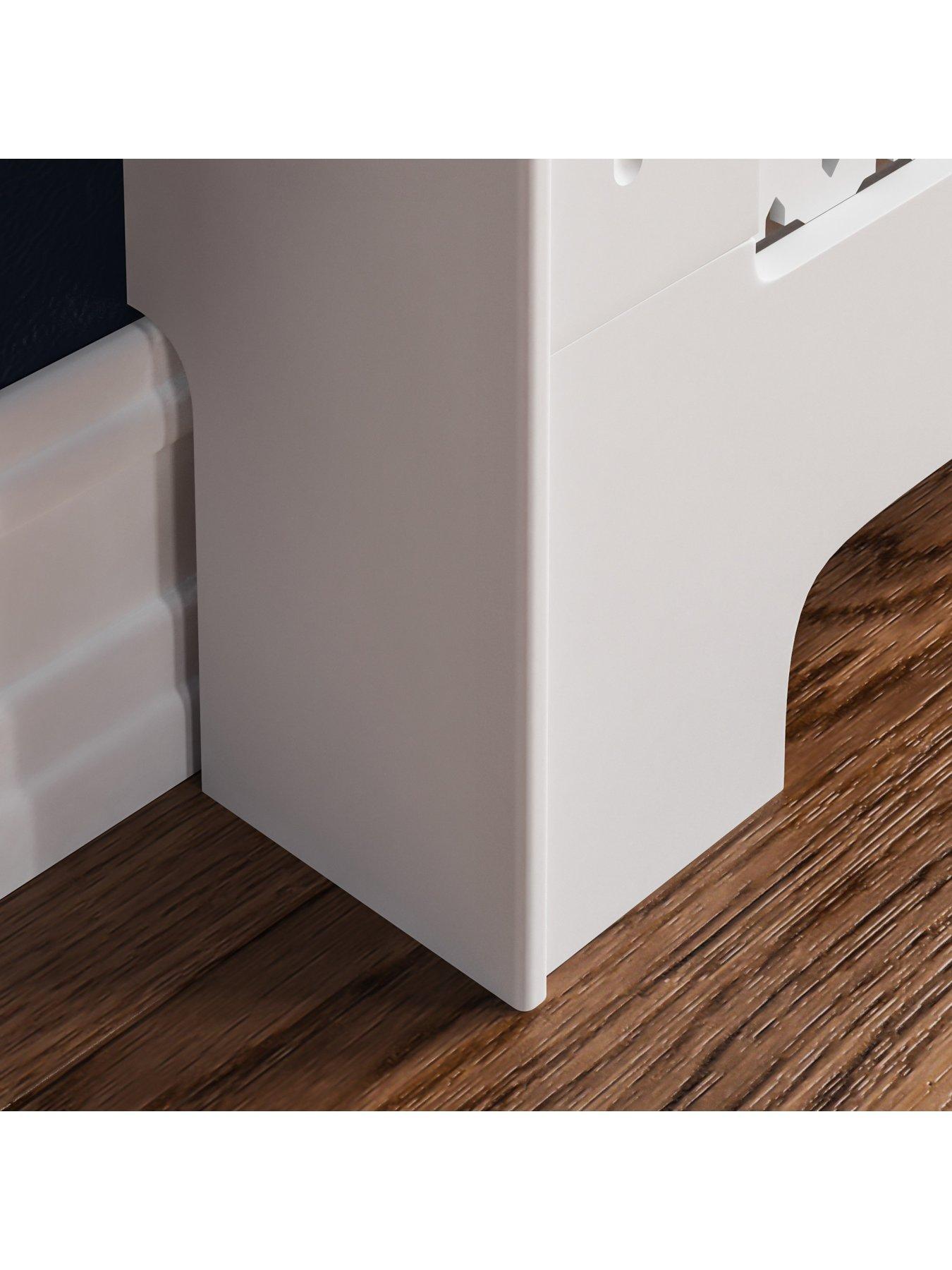  image of vida-designs-oxford-extra-large-radiator-cover-white