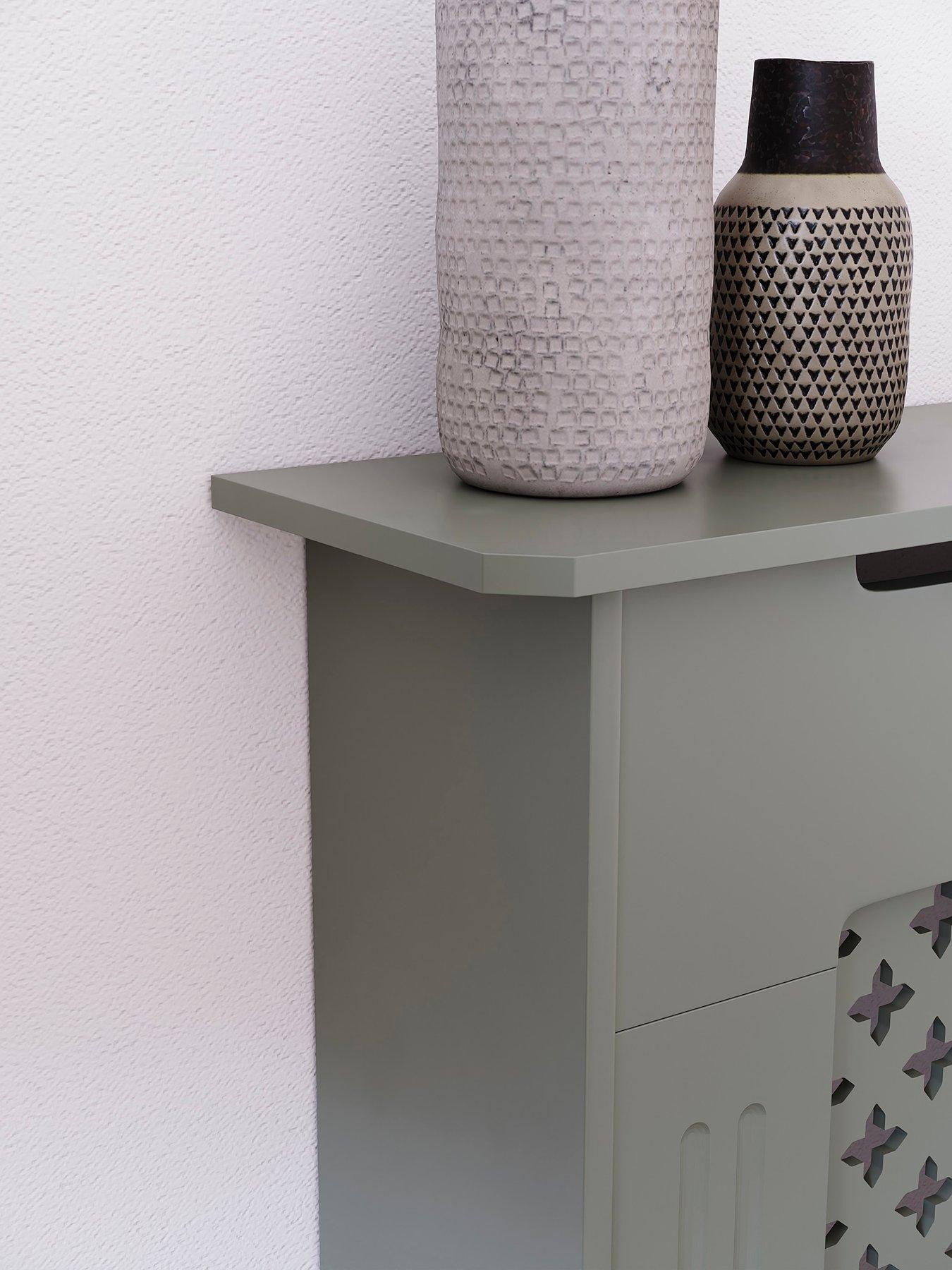Image 4 of 7 of Vida Designs Oxford Small Radiator Cover - Olive Grey