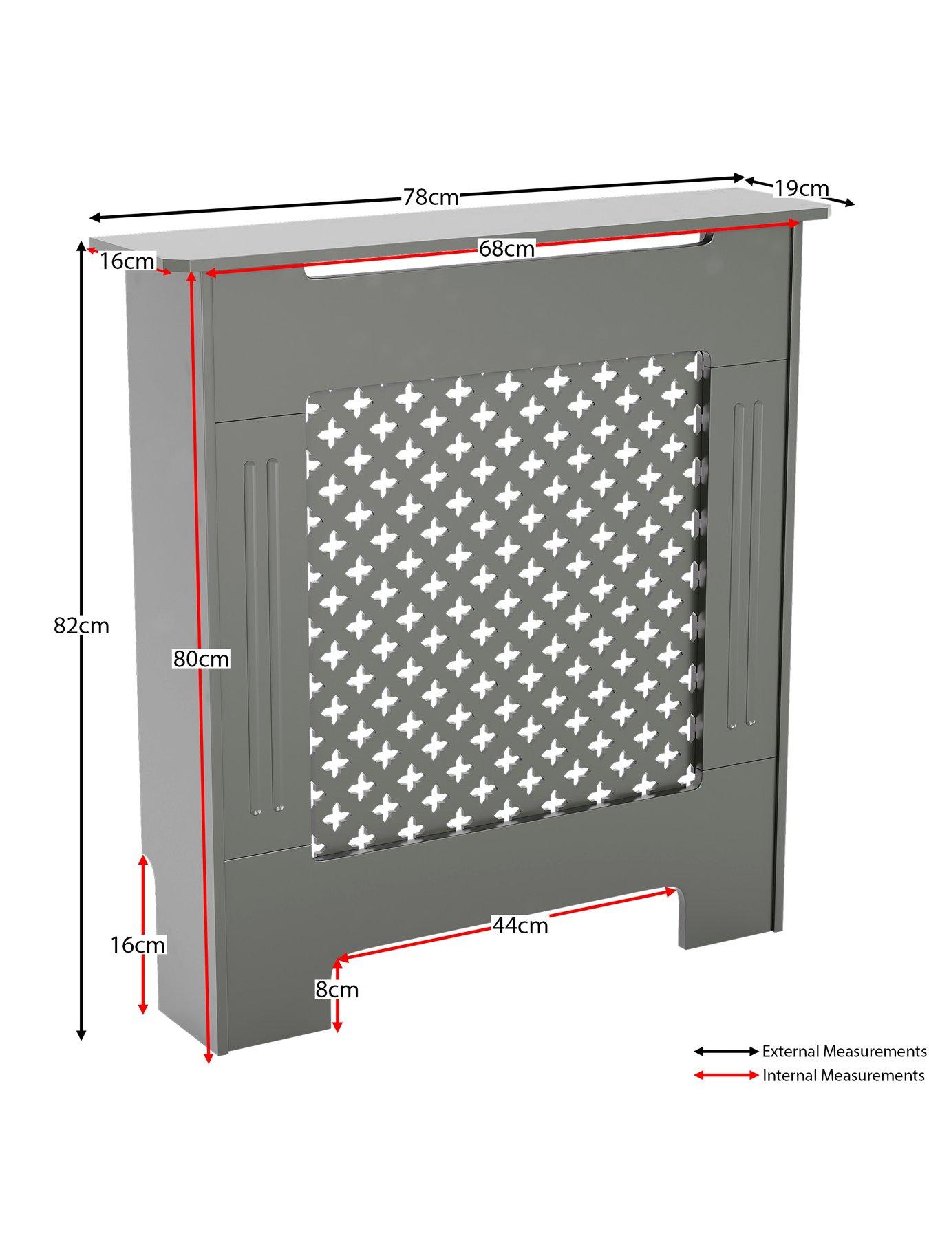 Image 7 of 7 of Vida Designs Oxford Small Radiator Cover - Olive Grey