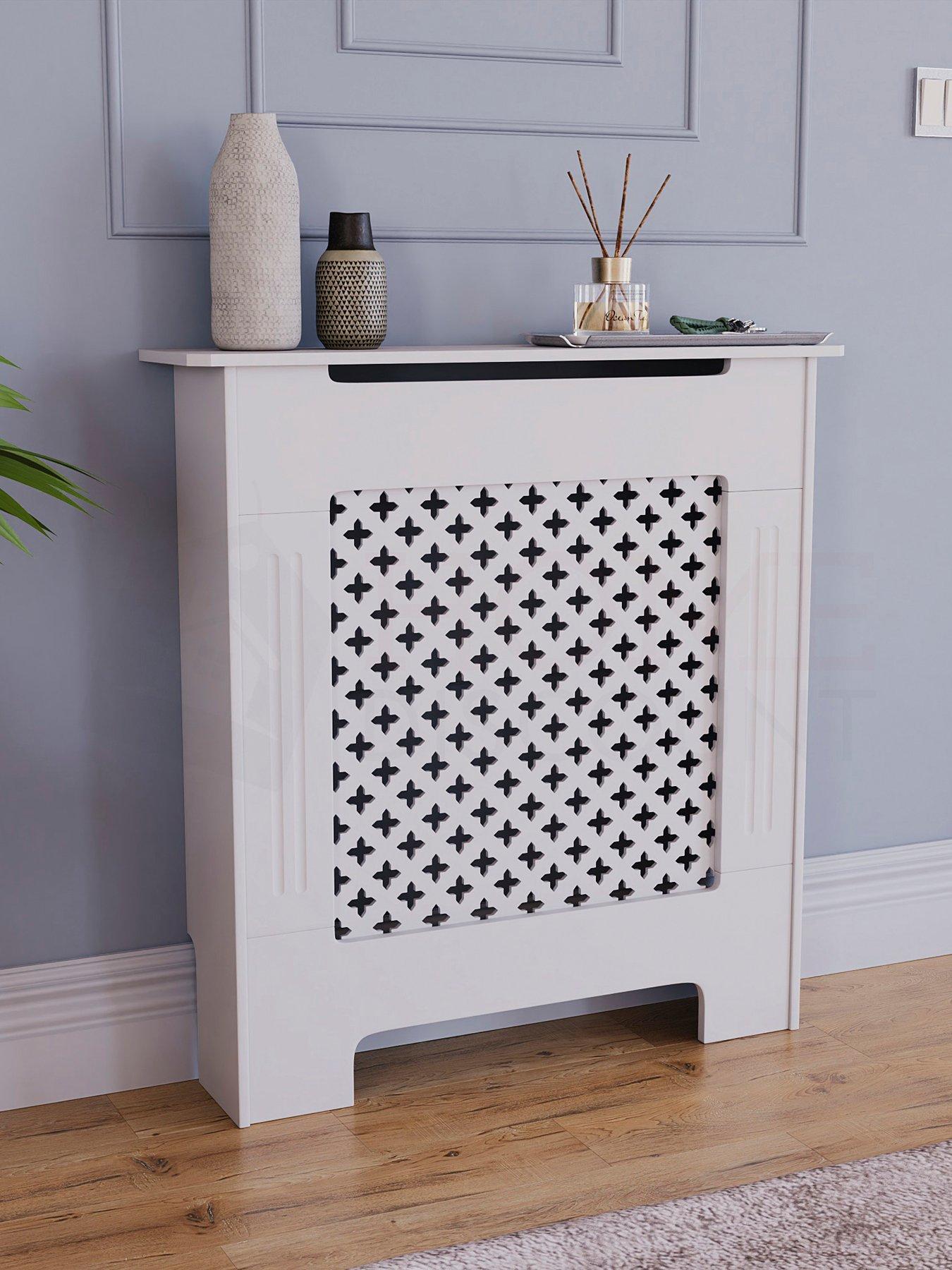 undefined Oxford Small Radiator Cover - White