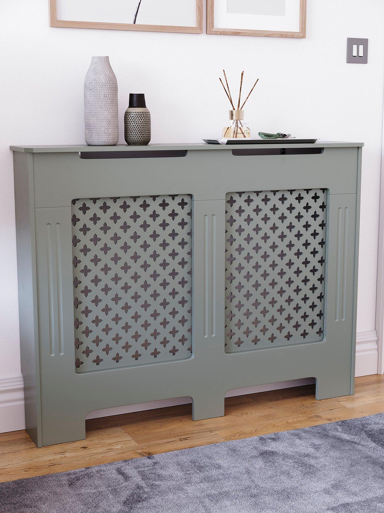 undefined Oxford Medium Radiator Cover - Olive Grey