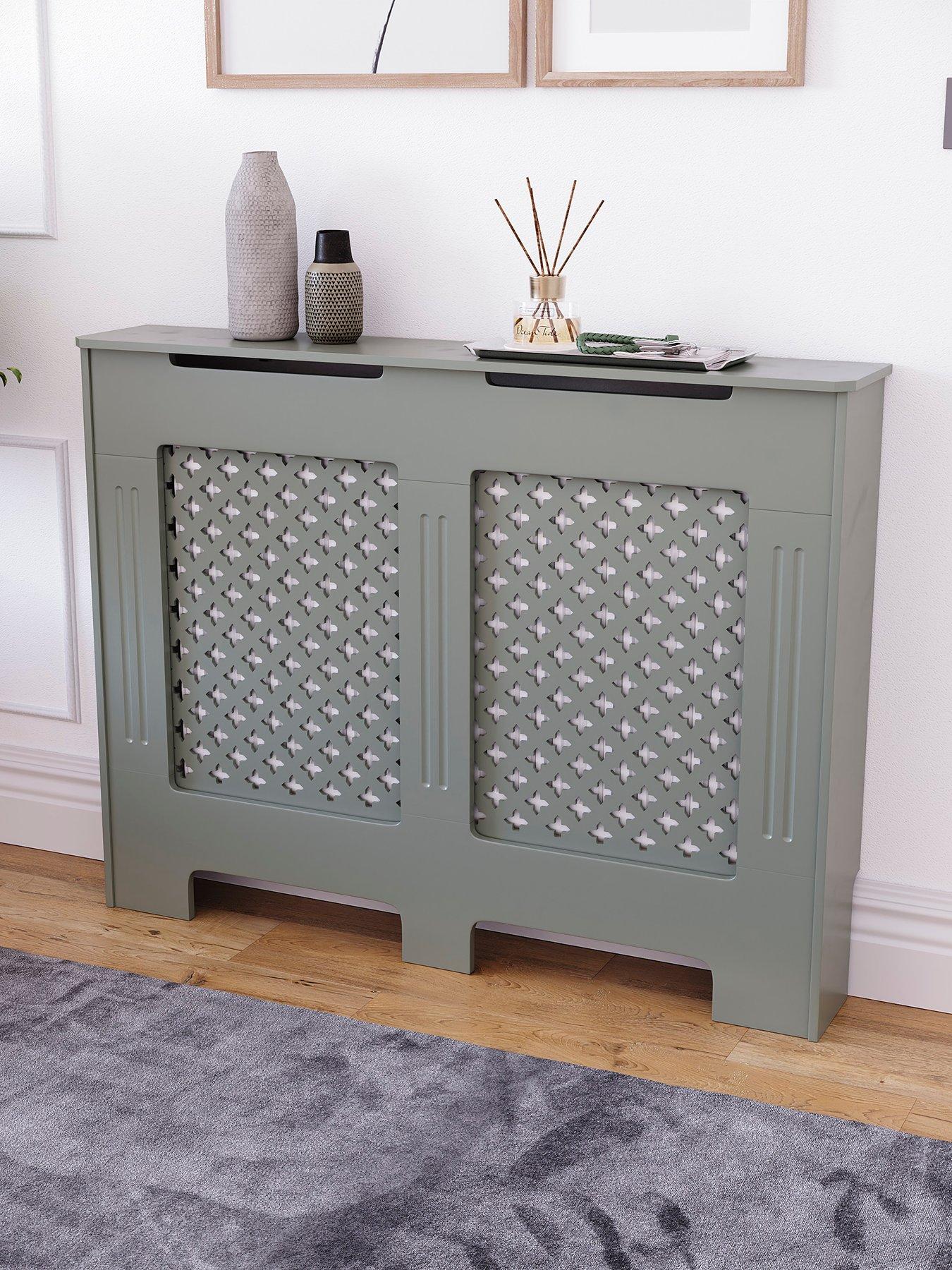 Image 6 of 7 of Vida Designs Oxford Medium Radiator Cover - Olive Grey