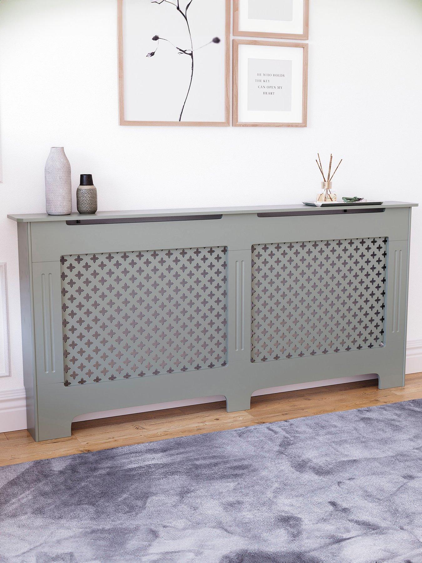 undefined Oxford Extra Large Radiator Cover - Grey