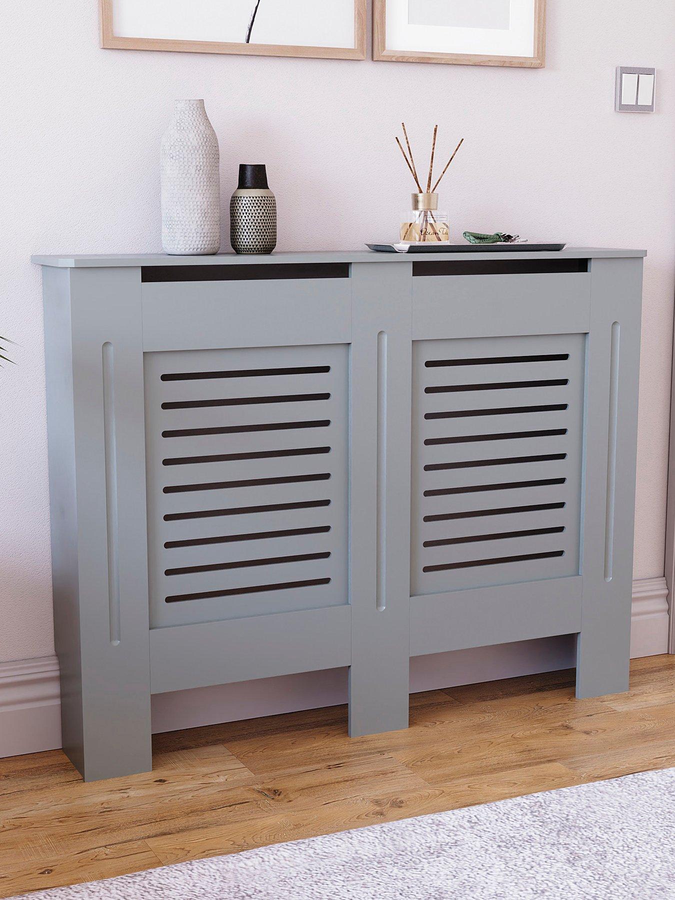 Image 1 of 6 of Vida Designs Milton Medium Radiator Cover - Olive&nbsp;Grey