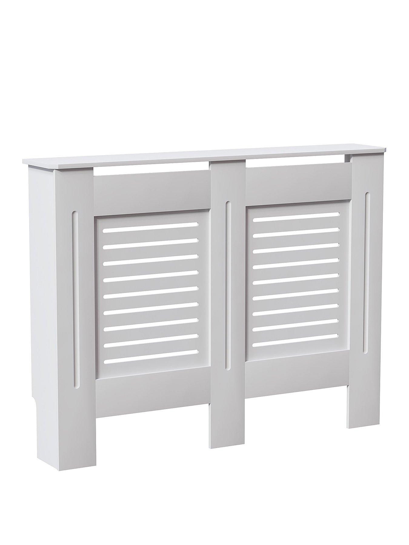 Image 2 of 6 of Vida Designs Milton Medium Radiator Cover - White
