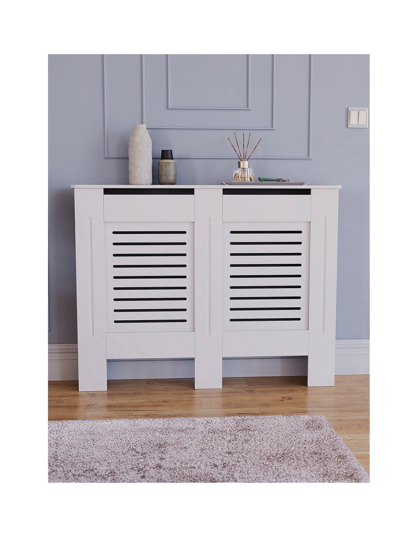 Image 3 of 6 of Vida Designs Milton Medium Radiator Cover - White