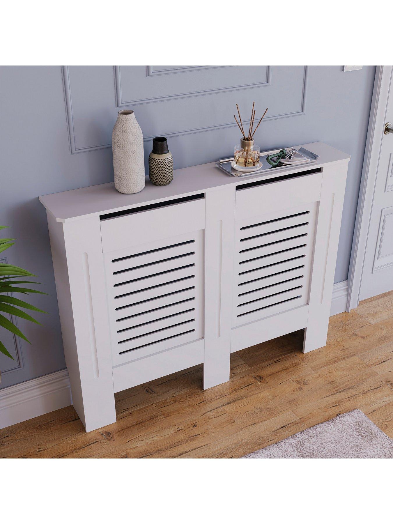 Image 4 of 6 of Vida Designs Milton Medium Radiator Cover - White