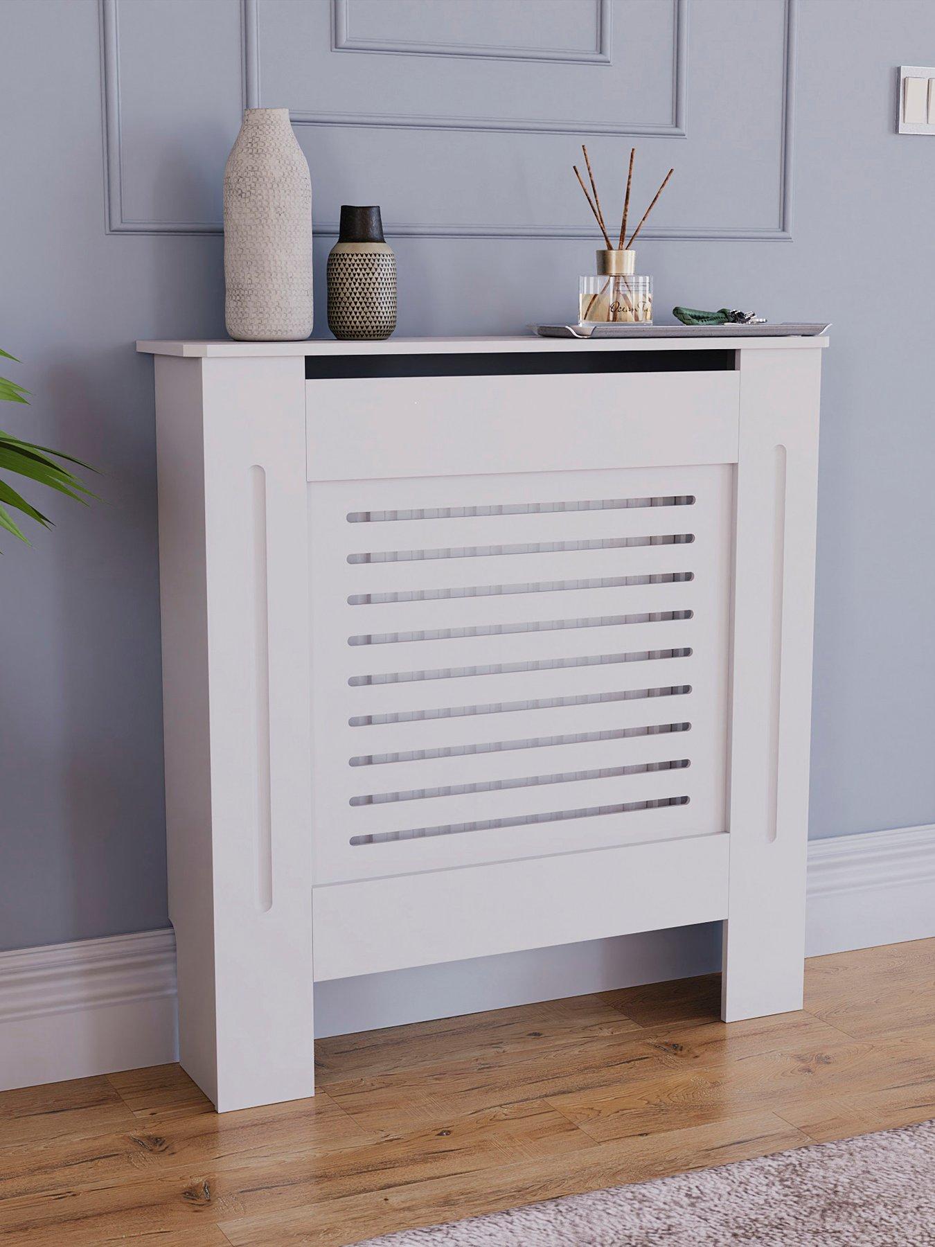 Image 1 of 6 of Vida Designs Milton Small Radiator Cover - White