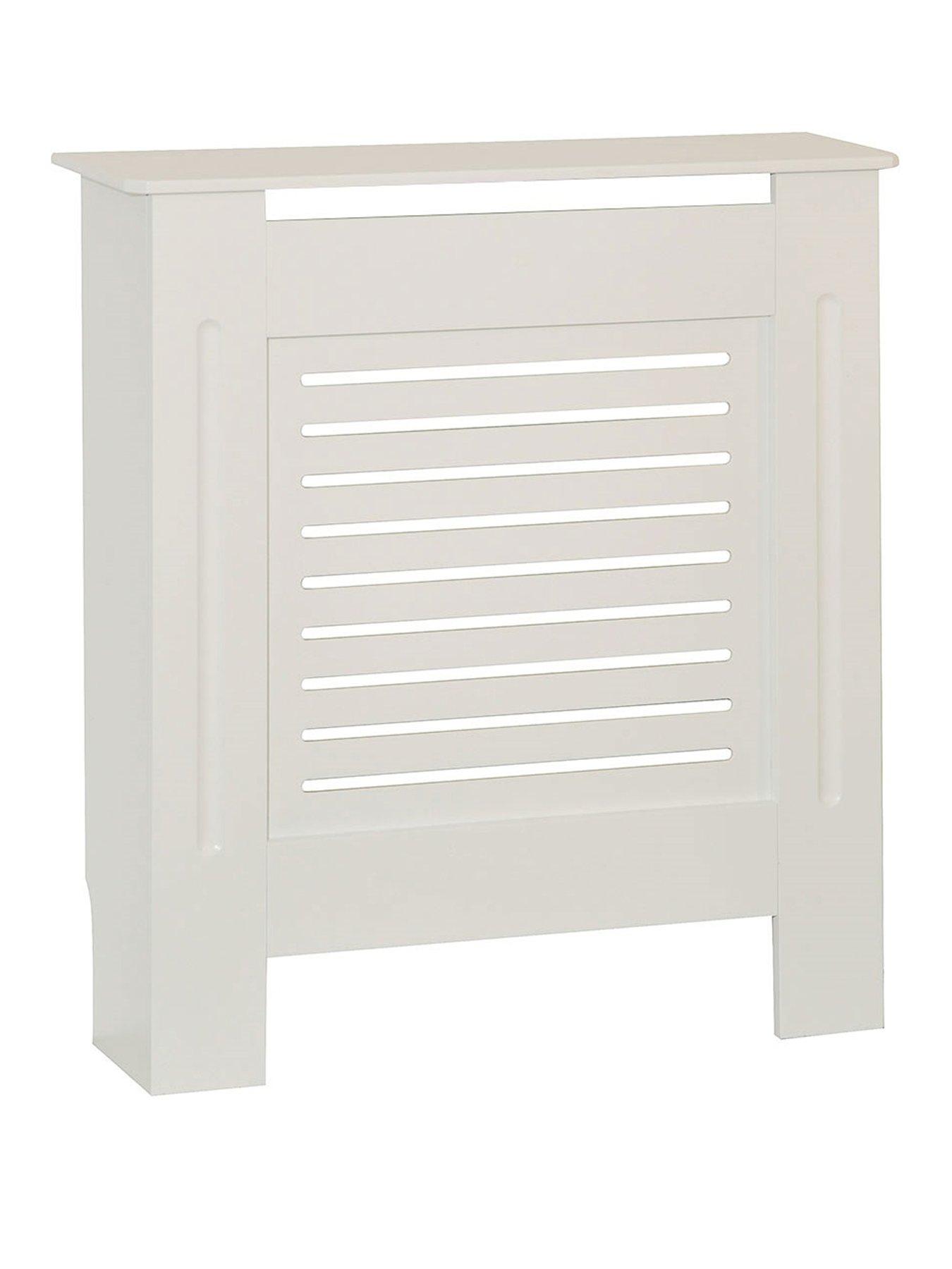  image of vida-designs-milton-small-radiator-cover-white