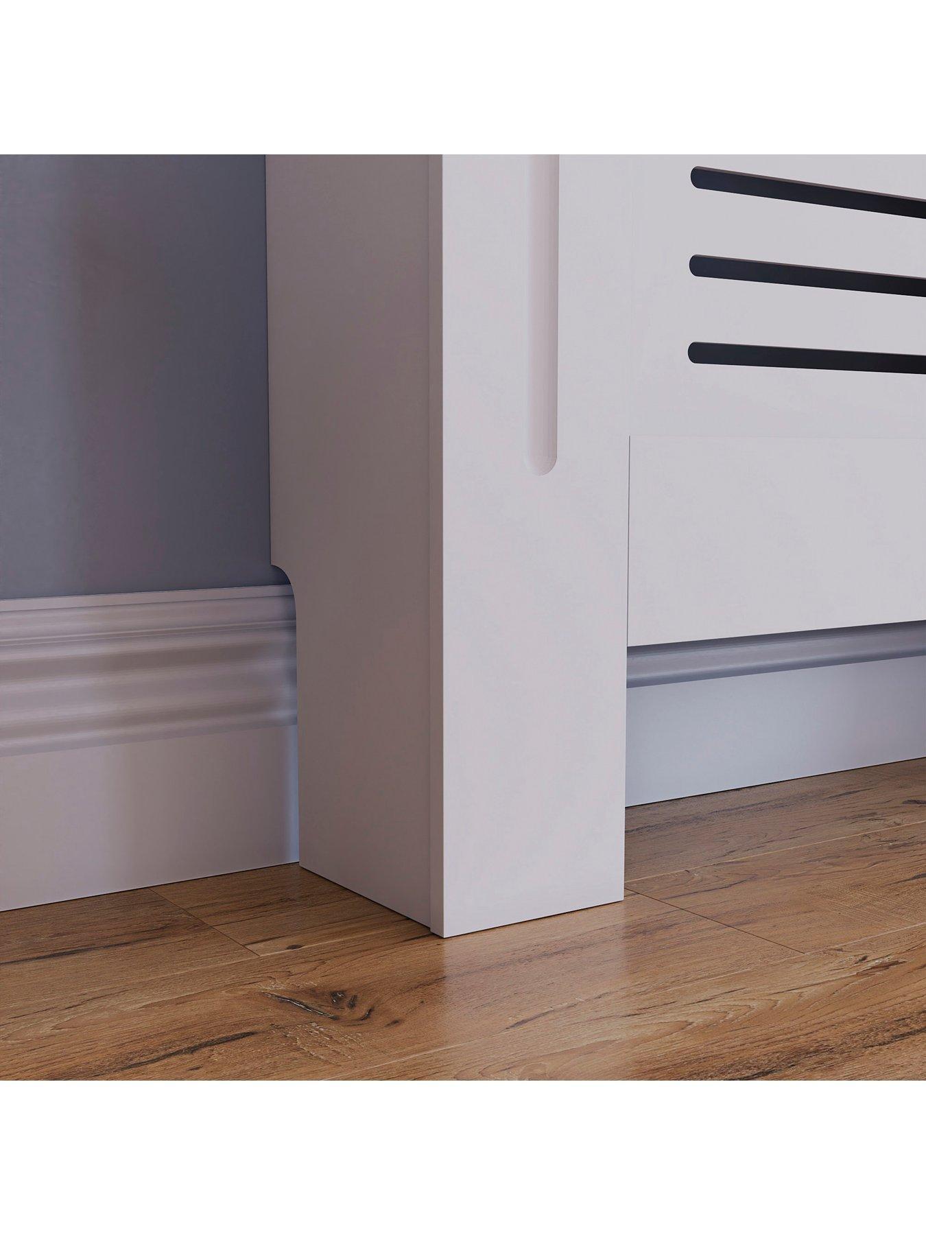  image of vida-designs-milton-small-radiator-cover-white