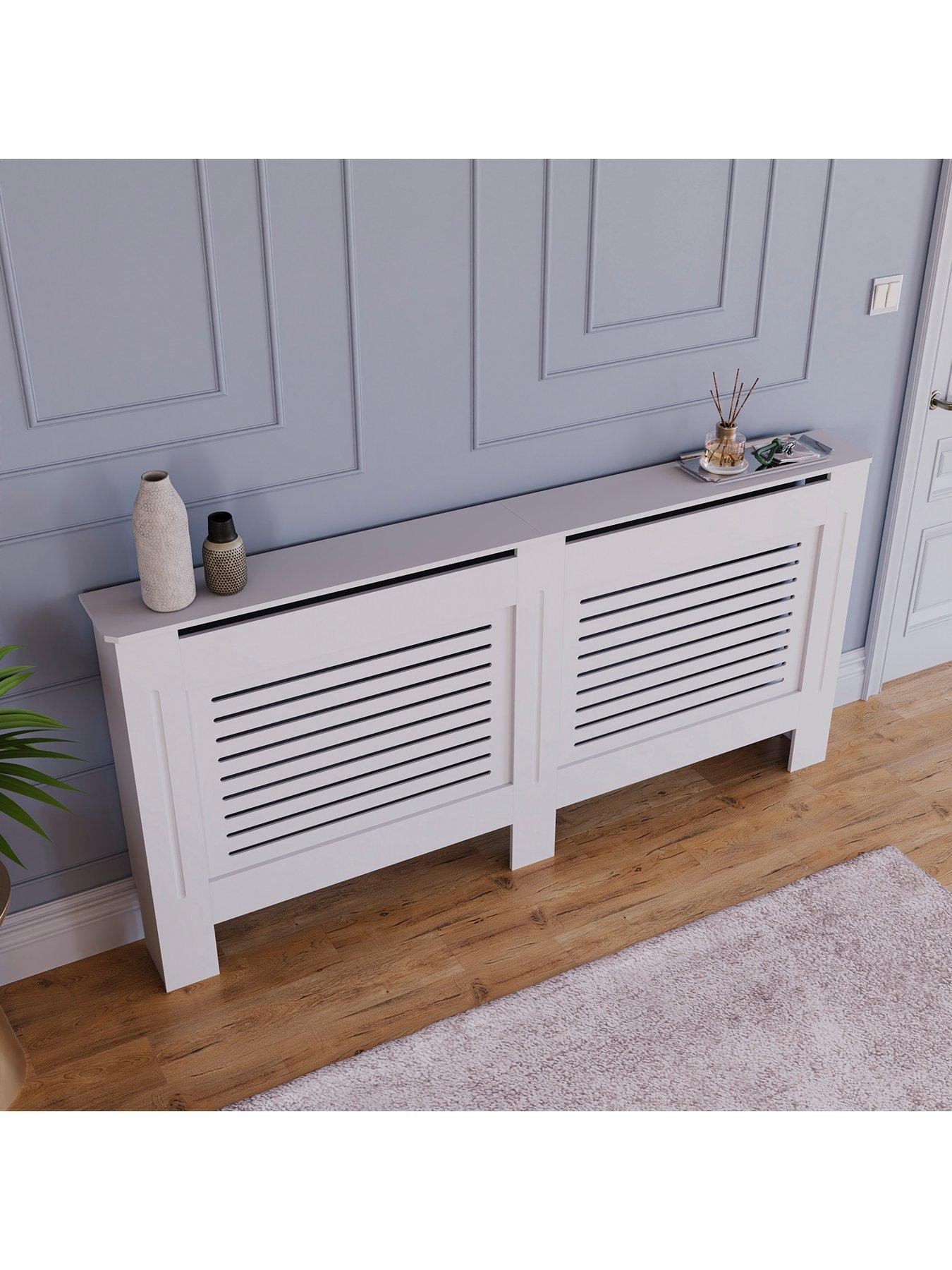 Image 4 of 6 of Vida Designs Milton Extra Large Radiator Cover - White