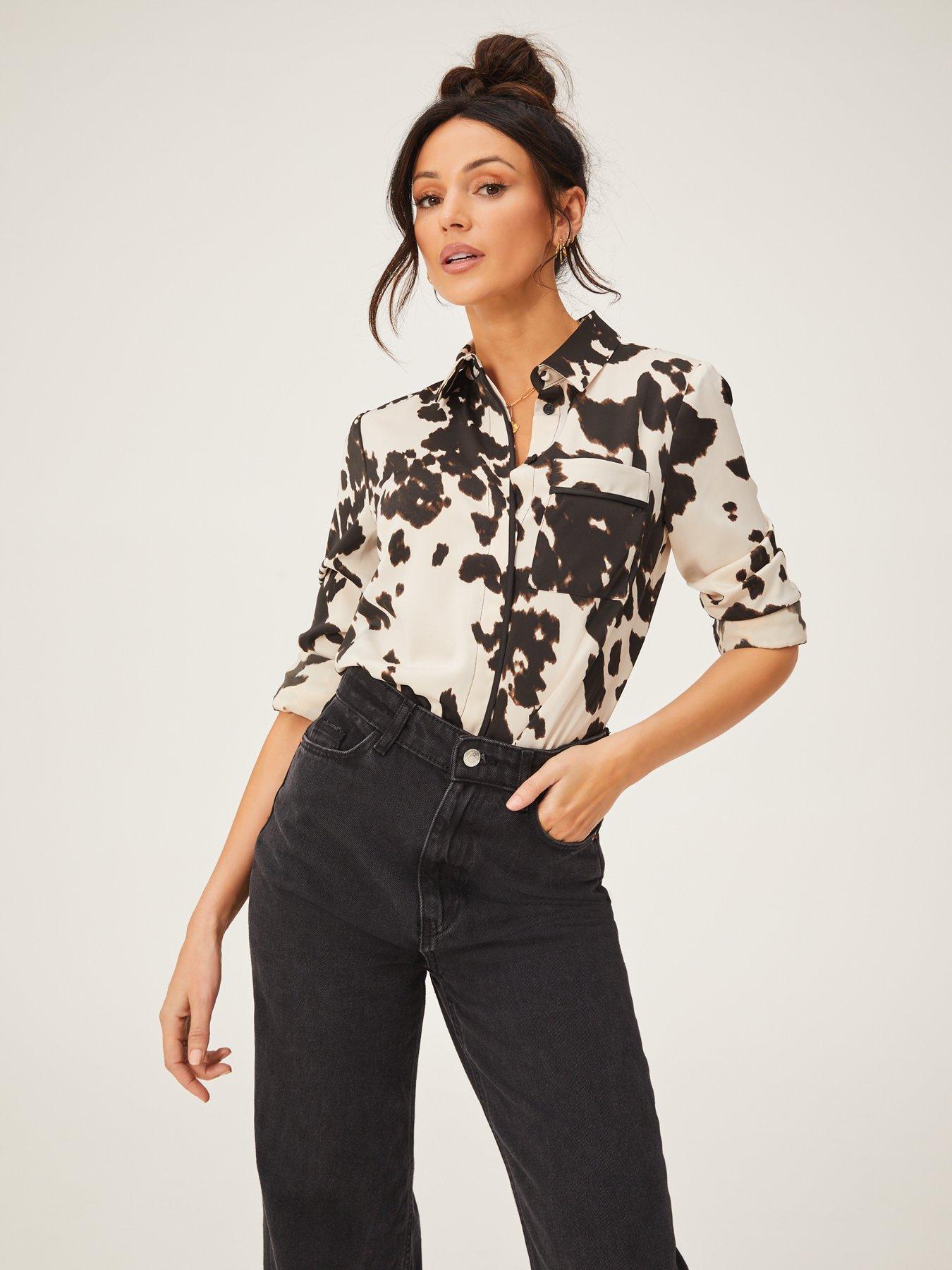 michelle keegan denim shirt dress