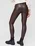  image of everyday-faux-leather-legging-oxblood
