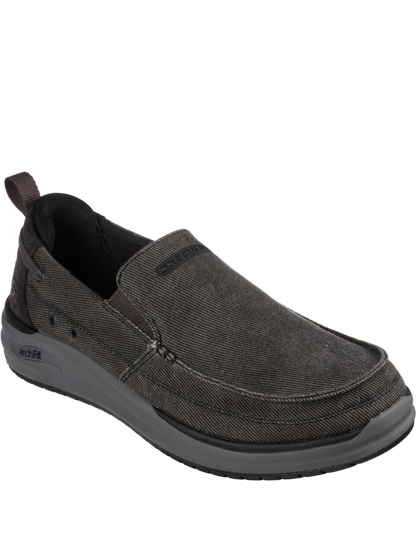 Skechers 204605 - Arch Fit Melo Casual - Black | littlewoods.com