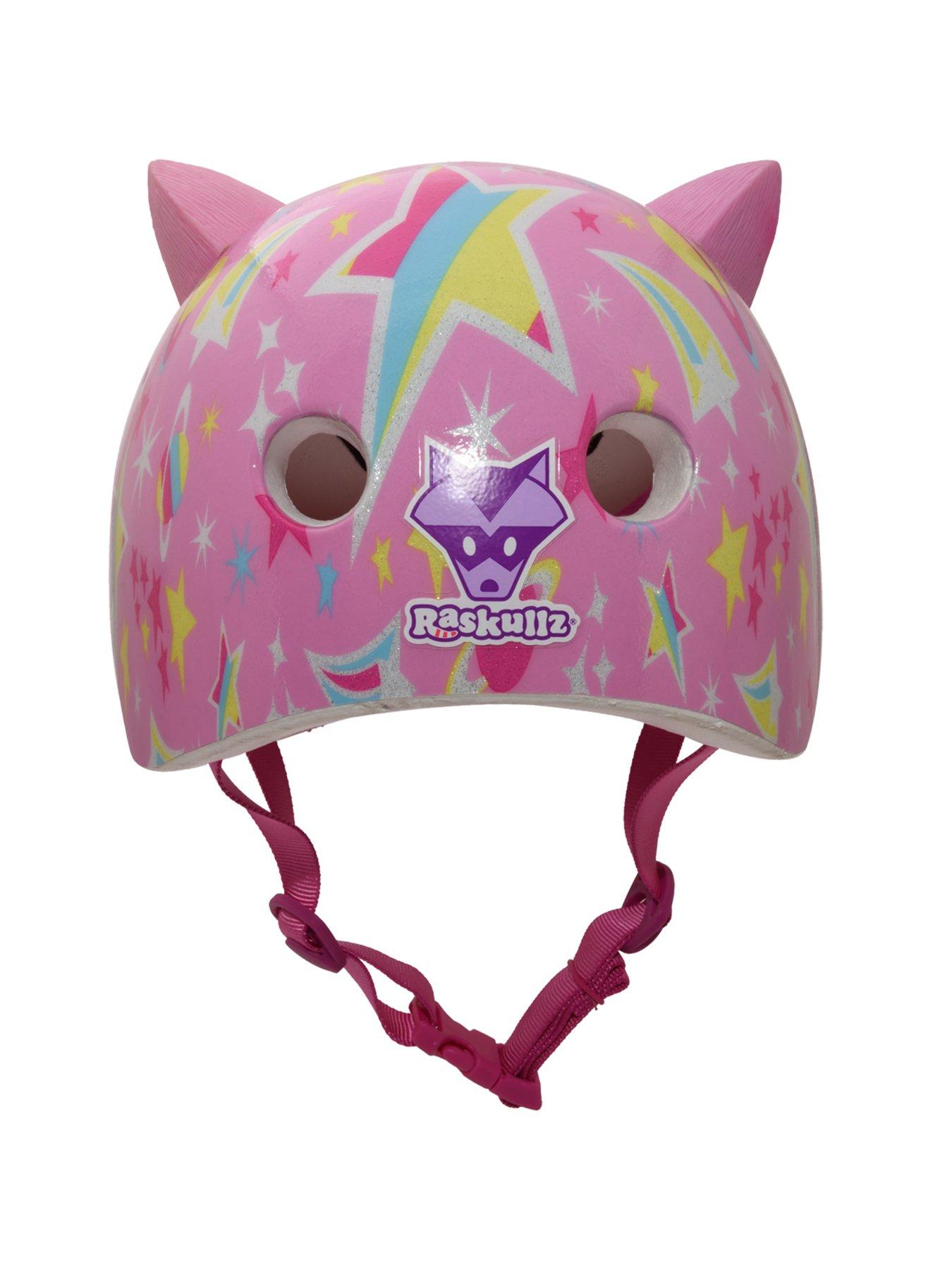  image of c-preme-raskullz-toddler-safety-helmet-astro-cat-pink