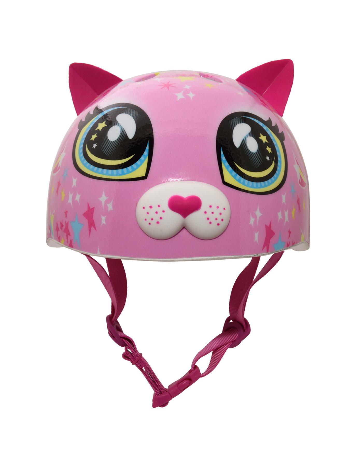  image of c-preme-raskullz-toddler-safety-helmet-astro-cat-pink