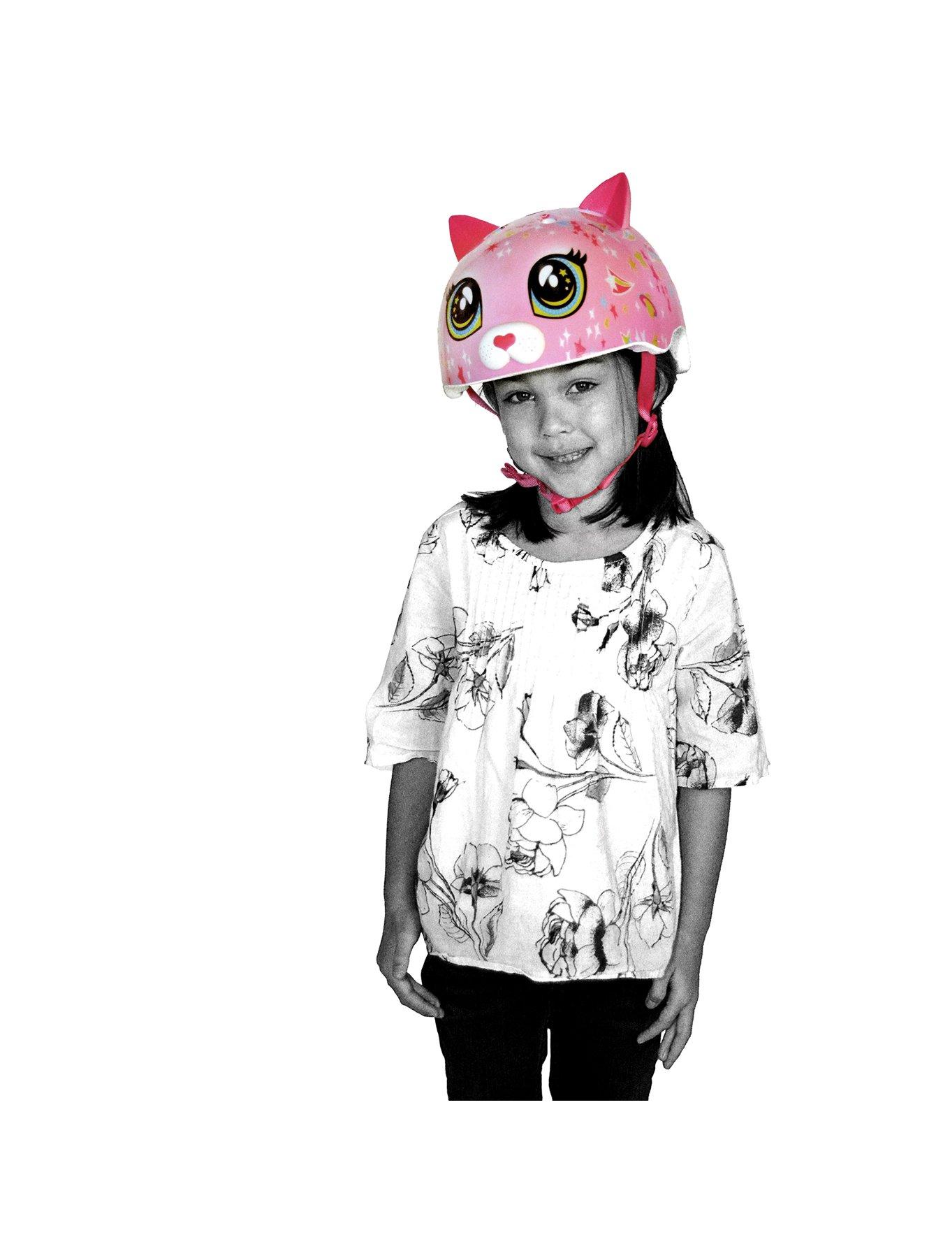  image of c-preme-raskullz-toddler-safety-helmet-astro-cat-pink