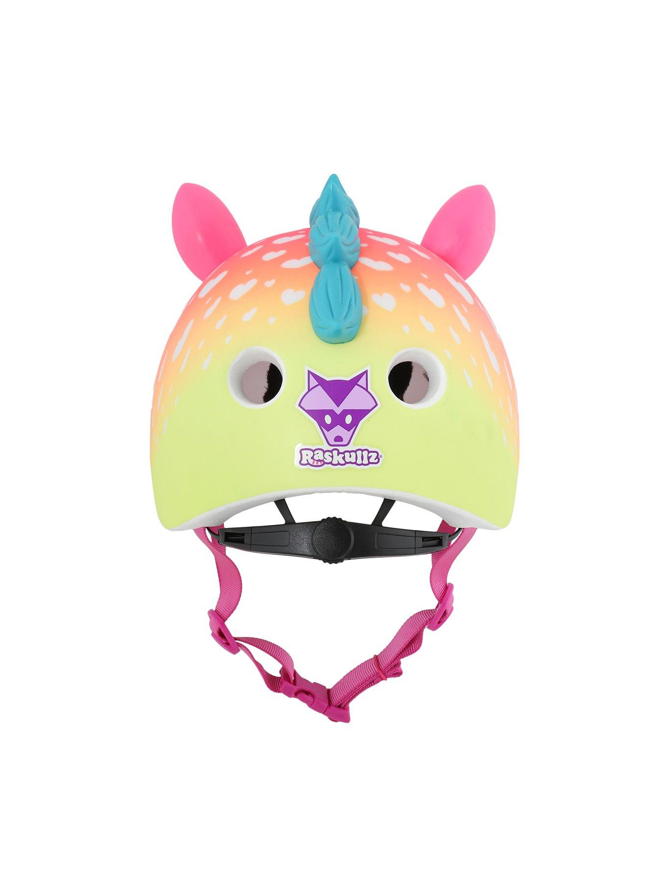 Image 3 of 6 of C-Preme Raskullz Safety&nbsp;Helmet&nbsp;- Super Rainbow Unicorn Pink