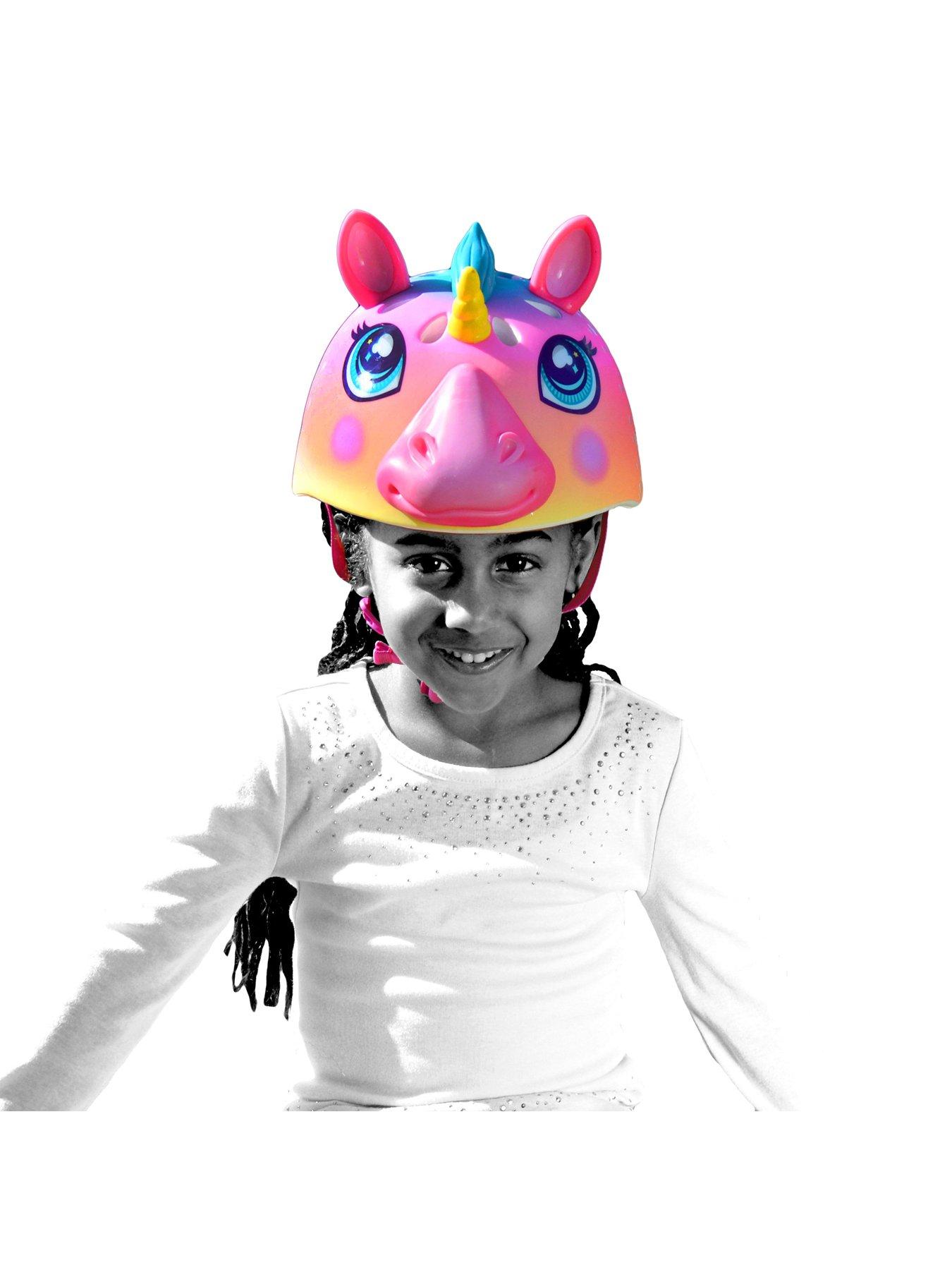 Image 6 of 6 of C-Preme Raskullz Safety&nbsp;Helmet&nbsp;- Super Rainbow Unicorn Pink