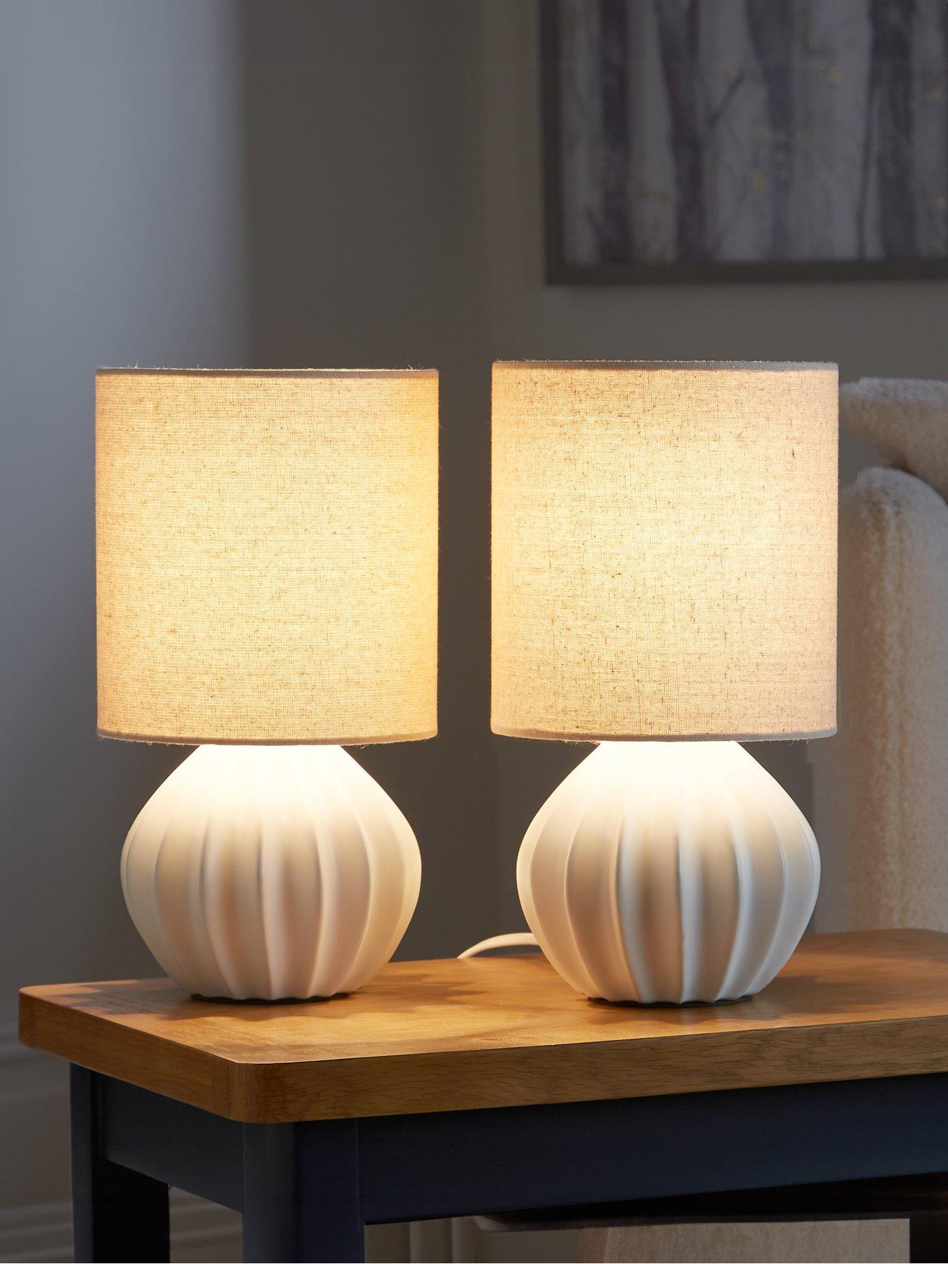 very-home-set-of-2-rounded-ribbed-ceramic-table-lamps-white