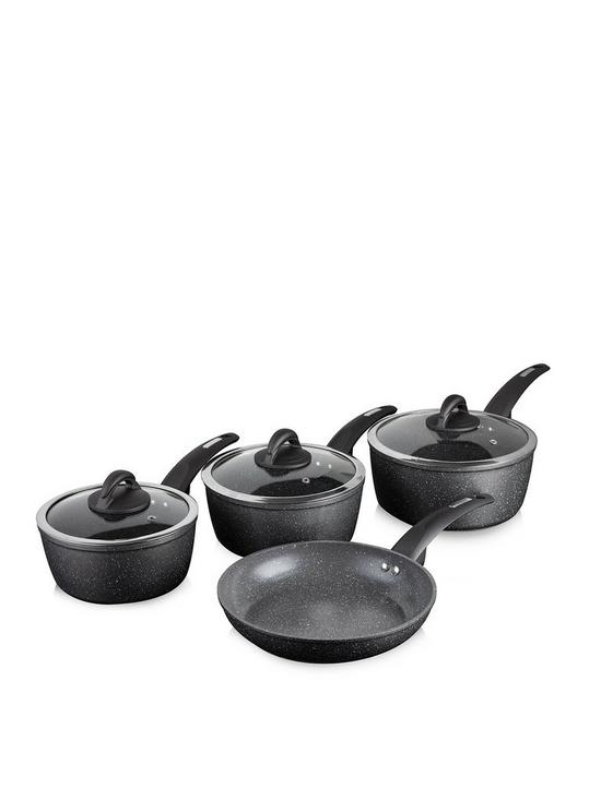 front image of tower-cerastone-4-piece-cookware-set