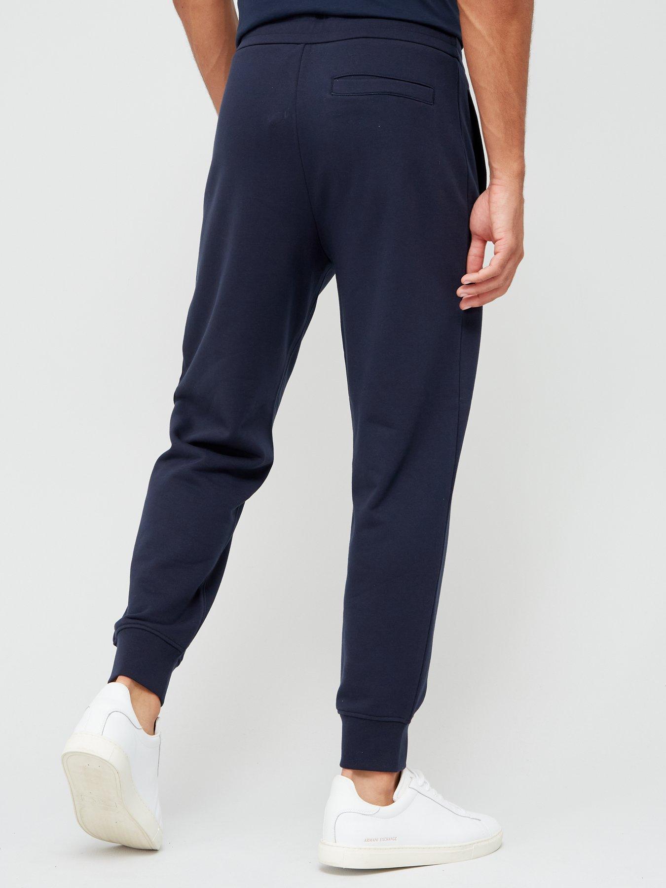 Armani Exchange X Smiley Face Joggers Navy