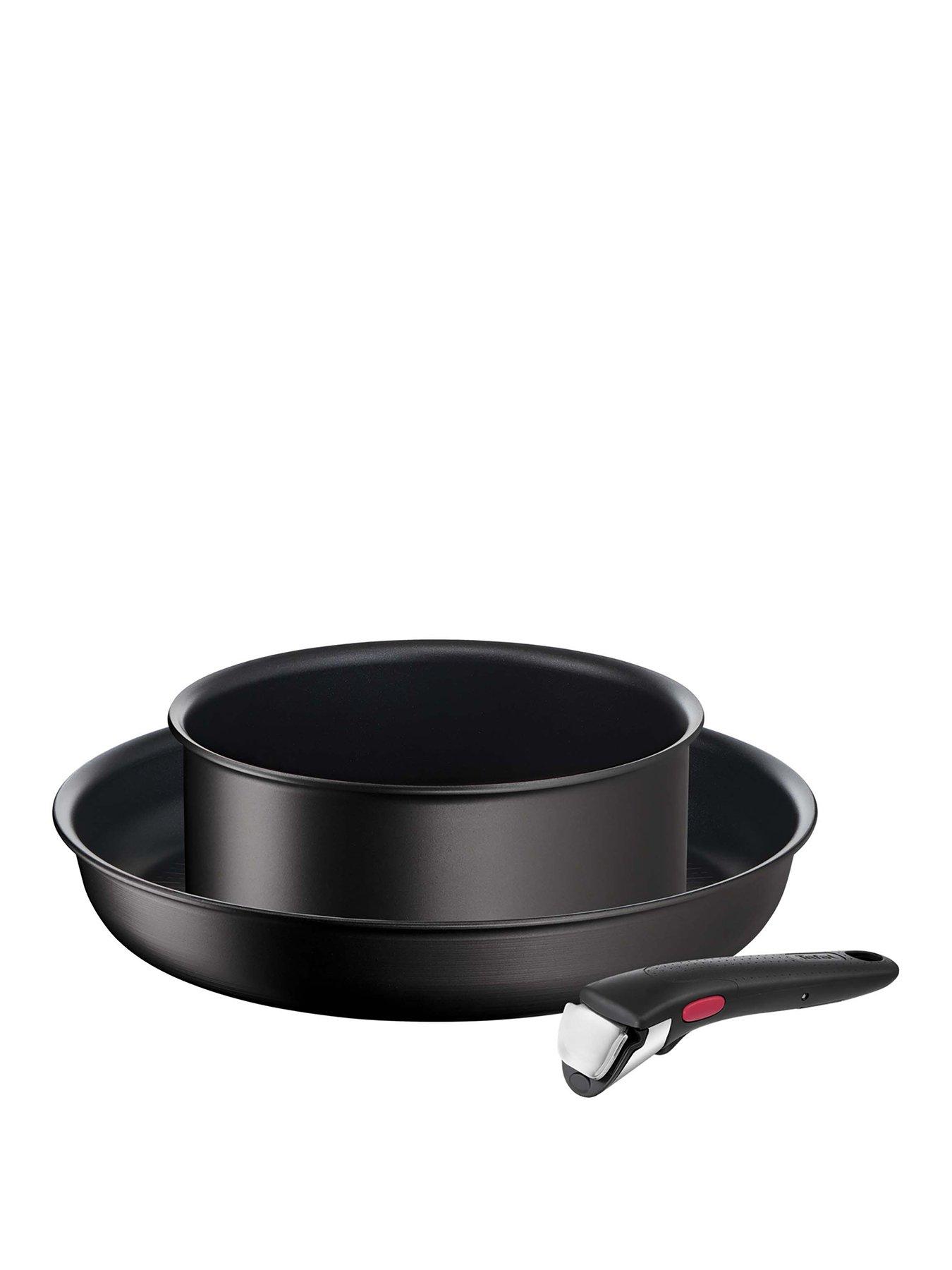 Tefal Jamie Oliver by Tefal Ingenio 5 Piece Removable Handle, Stackable  Induction Compatible Pan Set