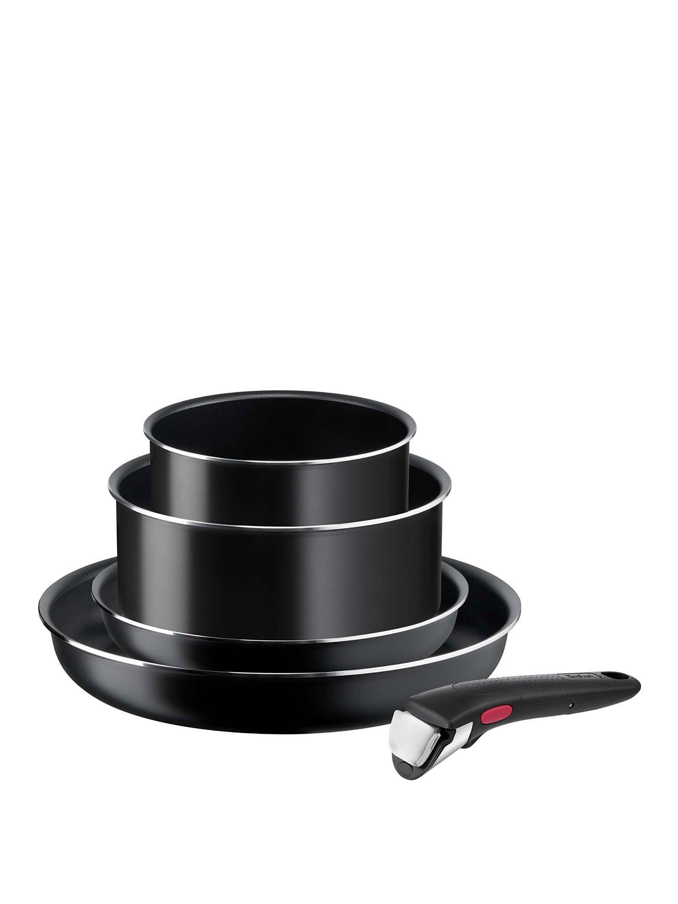 Tefal Ingenio  Easy Cook  &  Clean 5pc Removable Handle Stackable Pan Set L1549043