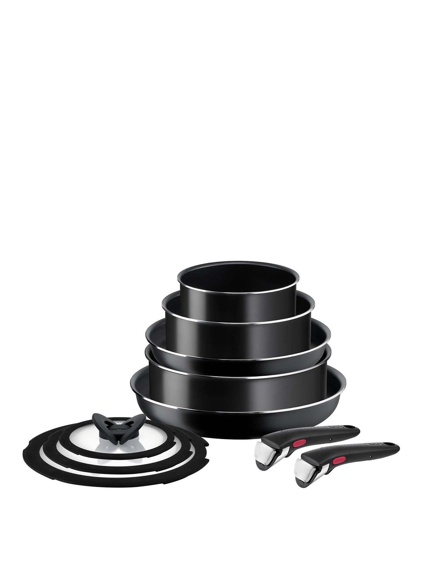 Image 1 of 7 of Tefal Ingenio Easy Cook 10pc Removable Handle, Stackable Pan Set L1549042