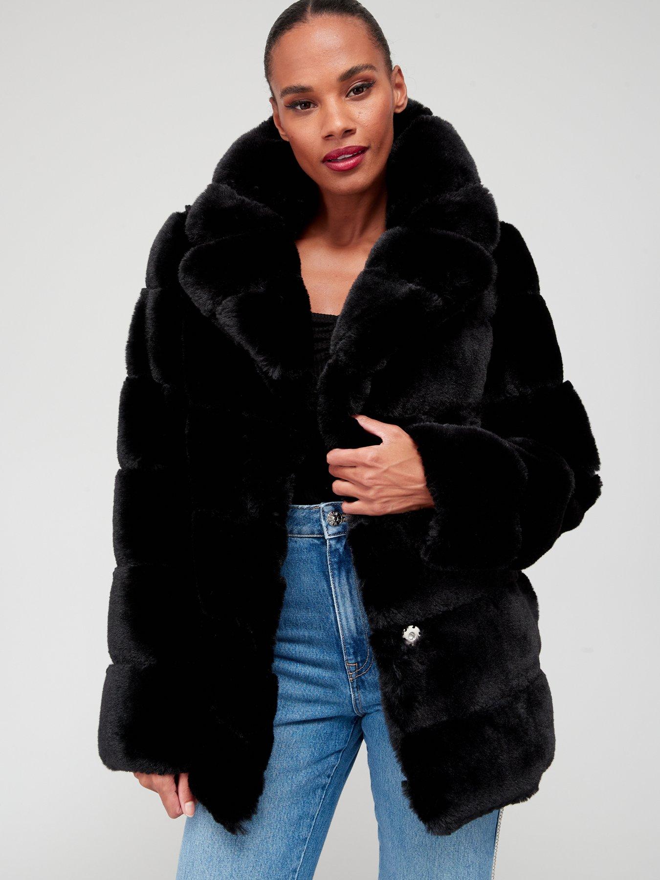 Lefties Long coat Brown 11Y discount 85% KIDS FASHION Coats Fur 