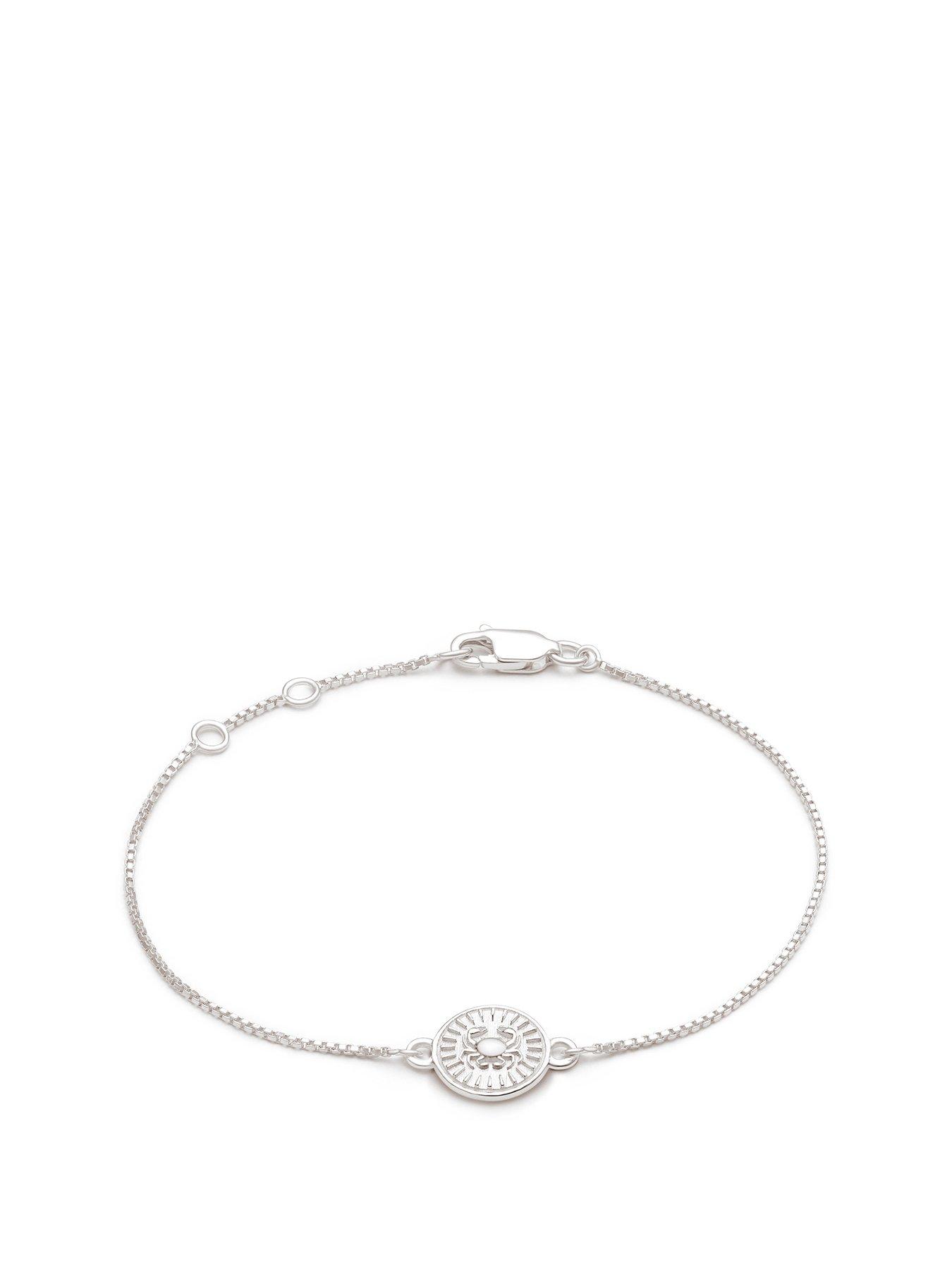 undefined Zodiac Mini Art Coin Silver Bracelet