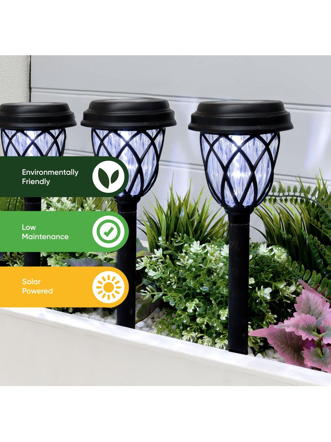  image of streetwize-solar-pathway-stake-lights-pack-of-4