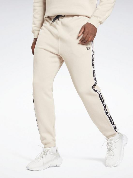 front image of reebok-training-essentials-tape-joggers