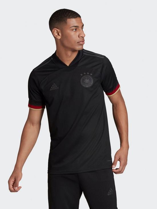 front image of adidas-germany-away-jersey-blackgrey