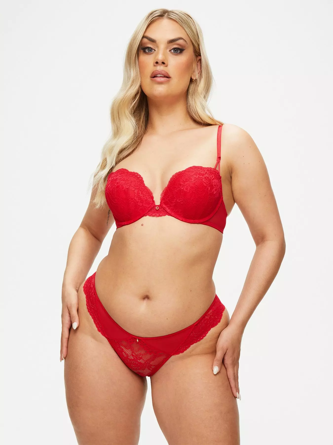 Ann Summers Sexy Lace Planet Basque Red