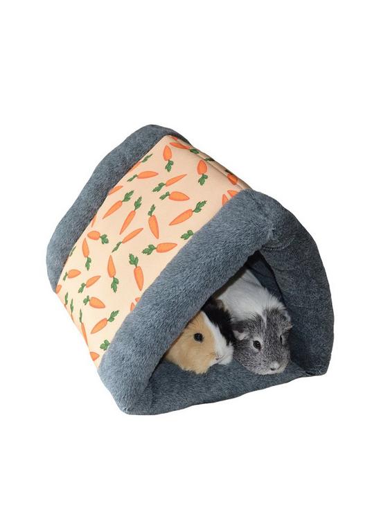 front image of rosewood-carrot-snuggle-n-sleep-tunnel