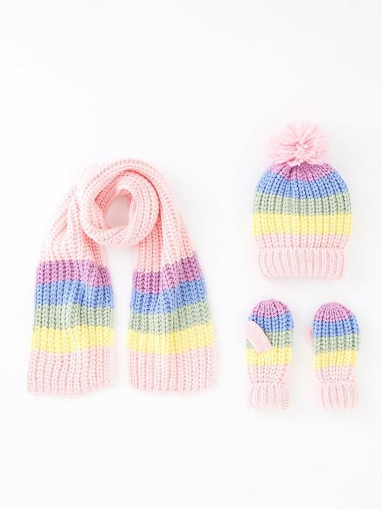 front image of v-by-very-younger-girls-rainbow-3-piece-set-pinkrainbow-stripe