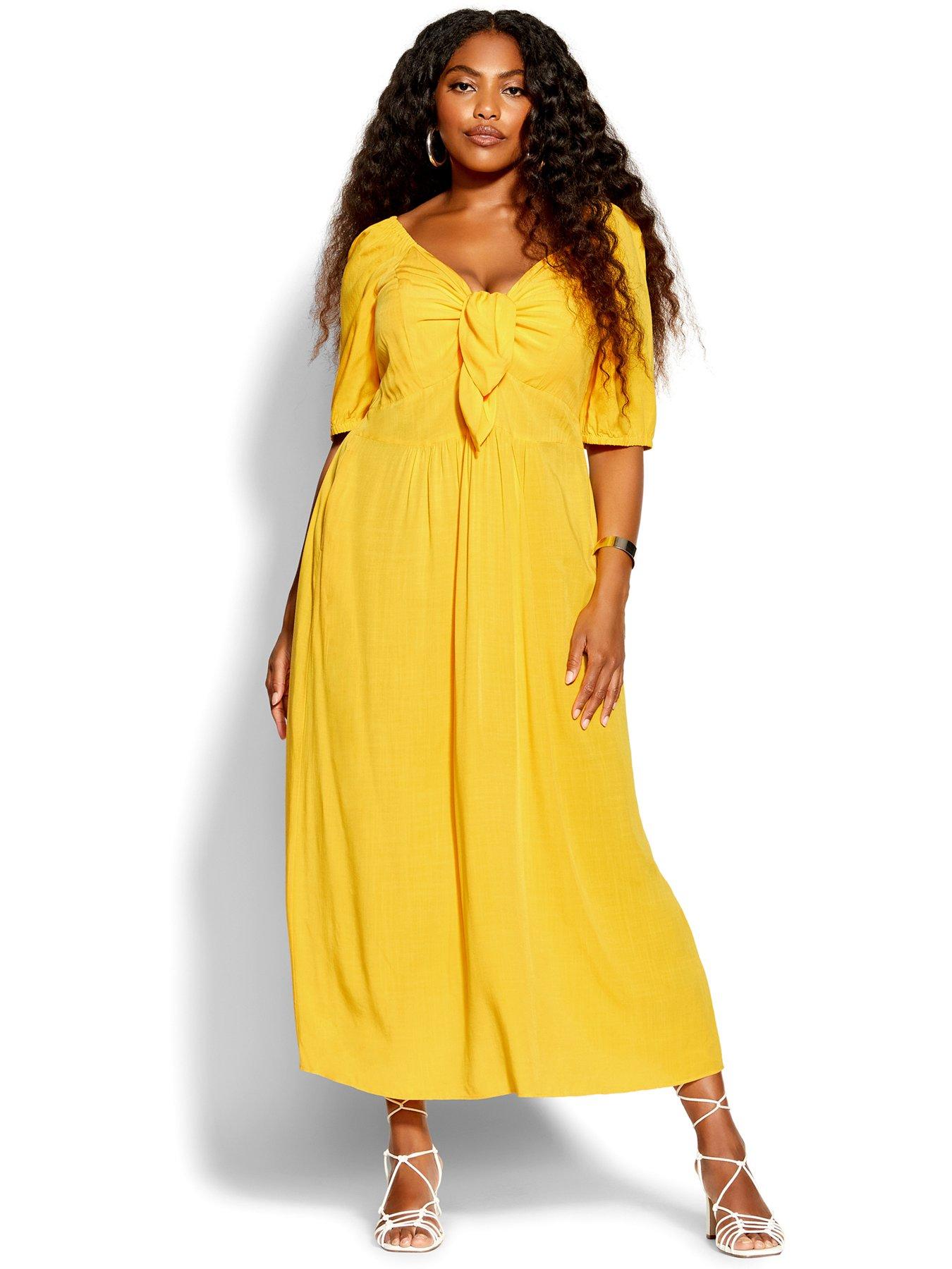 City chic plus outlet size maxi dress