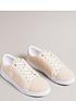 image of ted-baker-dilliah-faux-shearling-cupsole-sneaker-natural