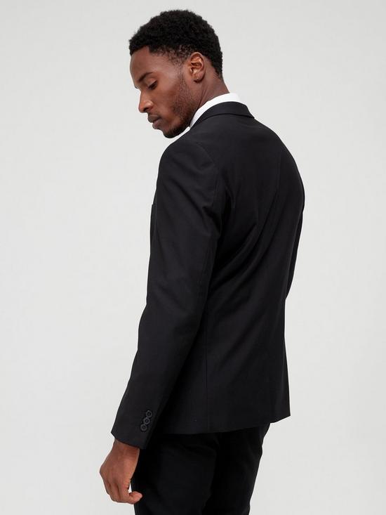 stillFront image of everyday-slim-suit-jacket-black
