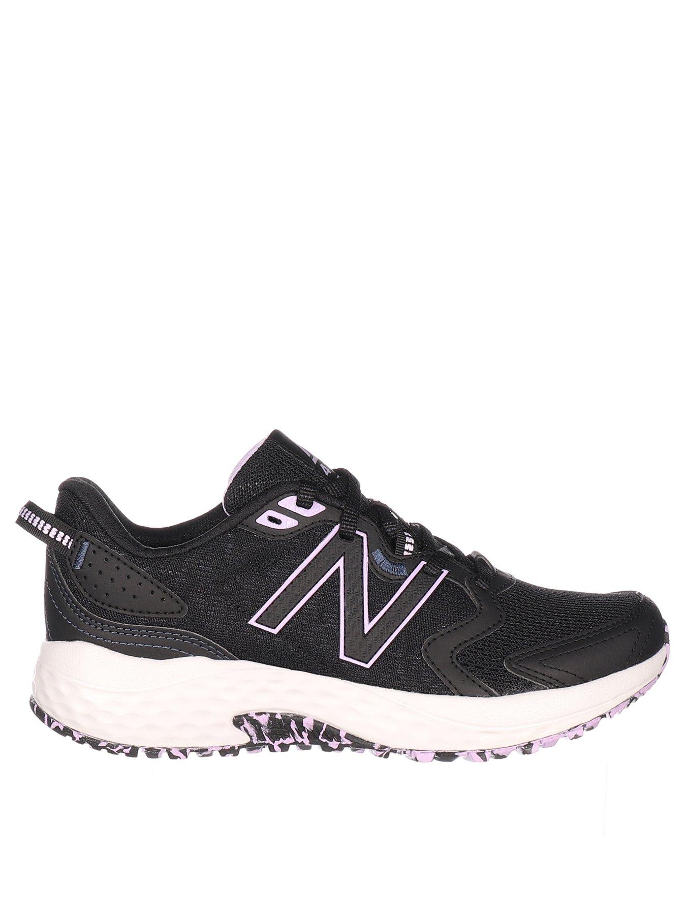 New balance 410 black deals trainers womens