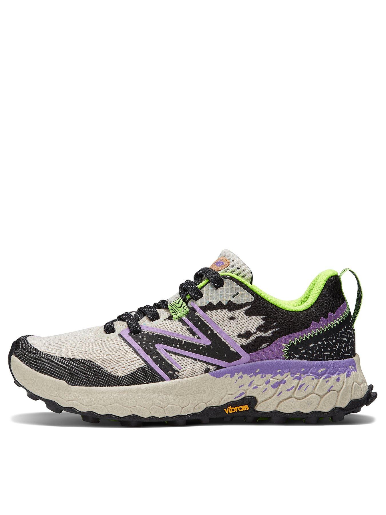 Womens Trail Running Fresh Foam Hierro Trainers White Purple