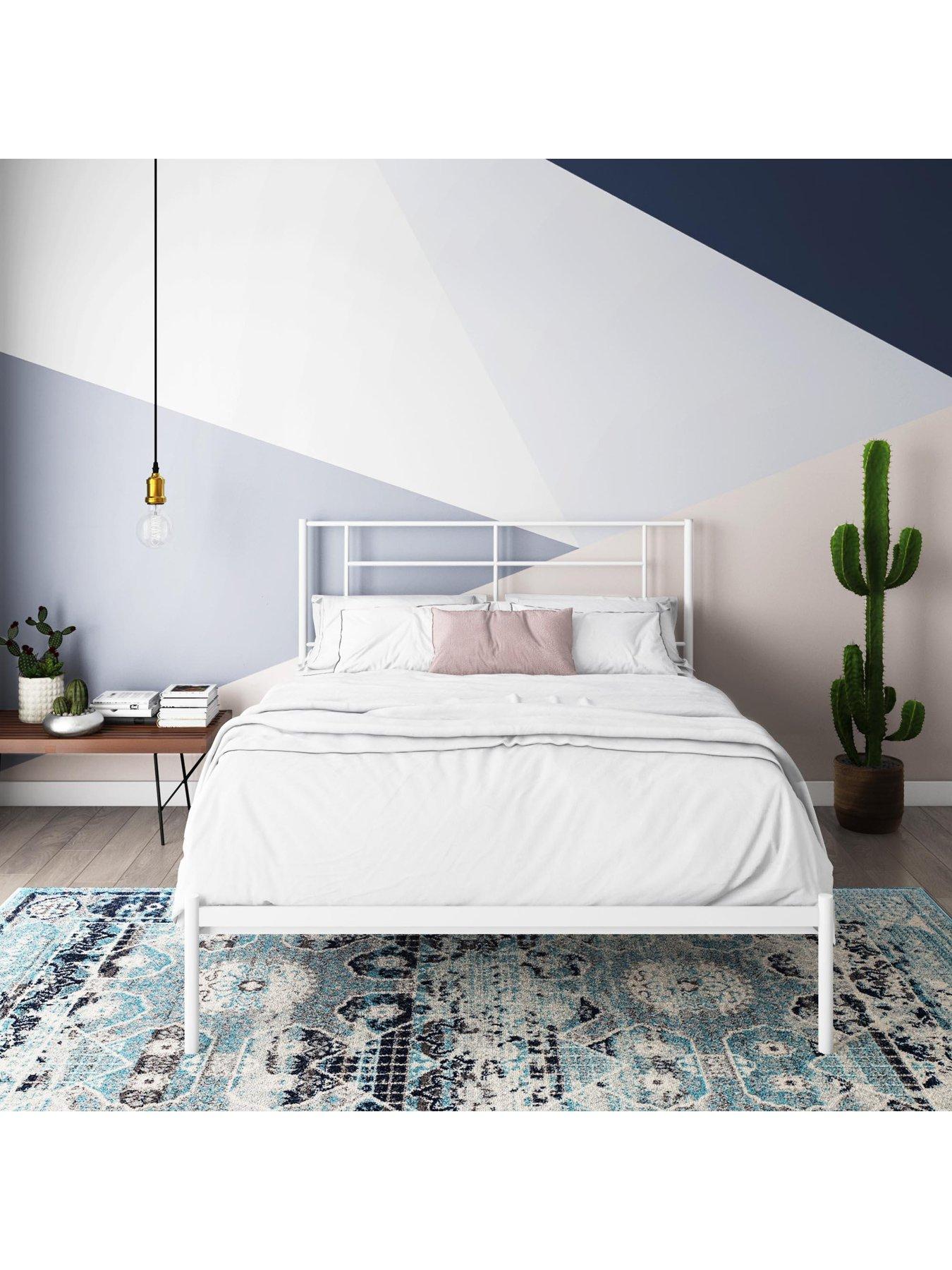  image of dorel-home-jensen-metal-single-bed