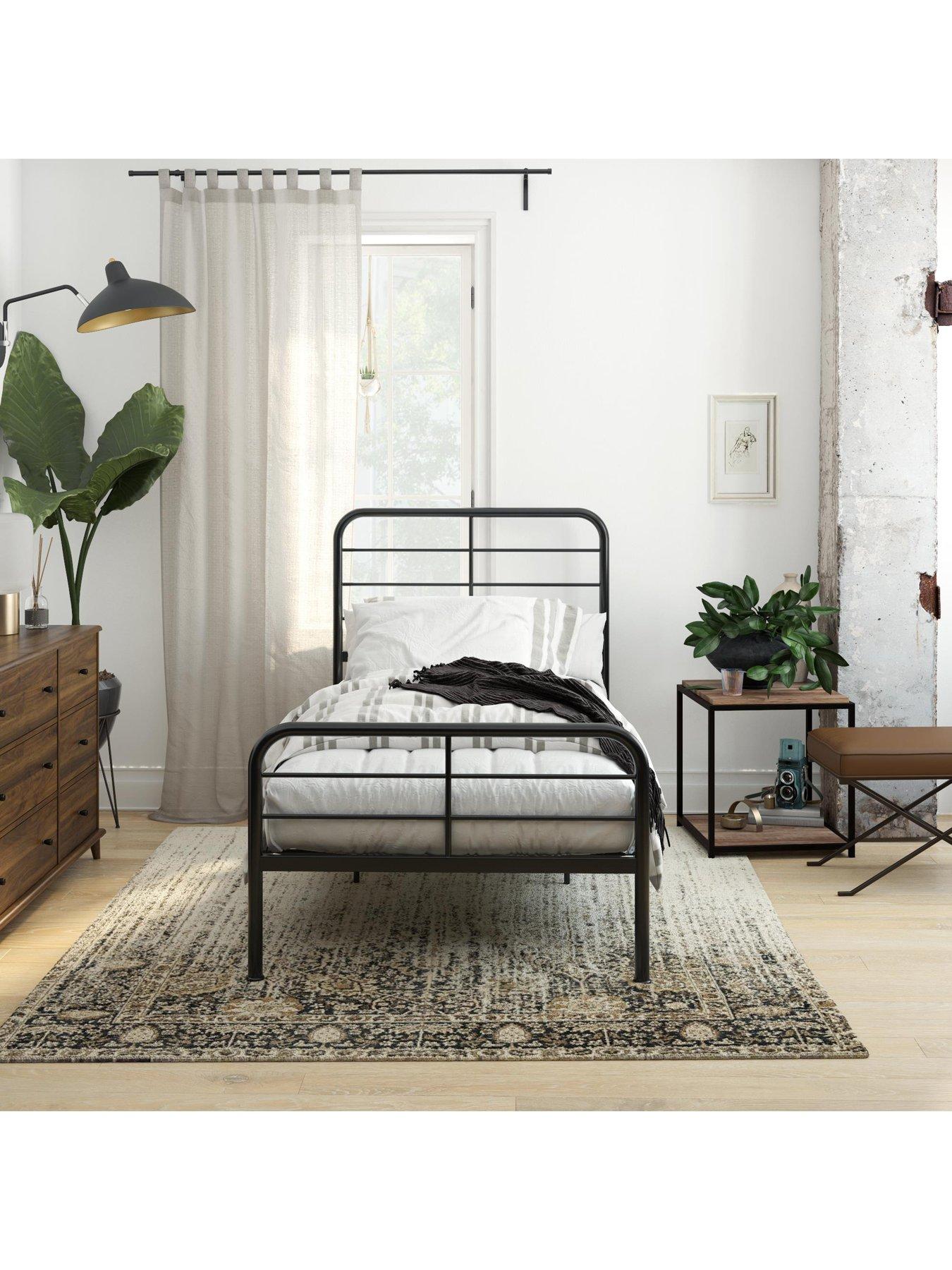  image of dorel-home-millie-metal-single-bed