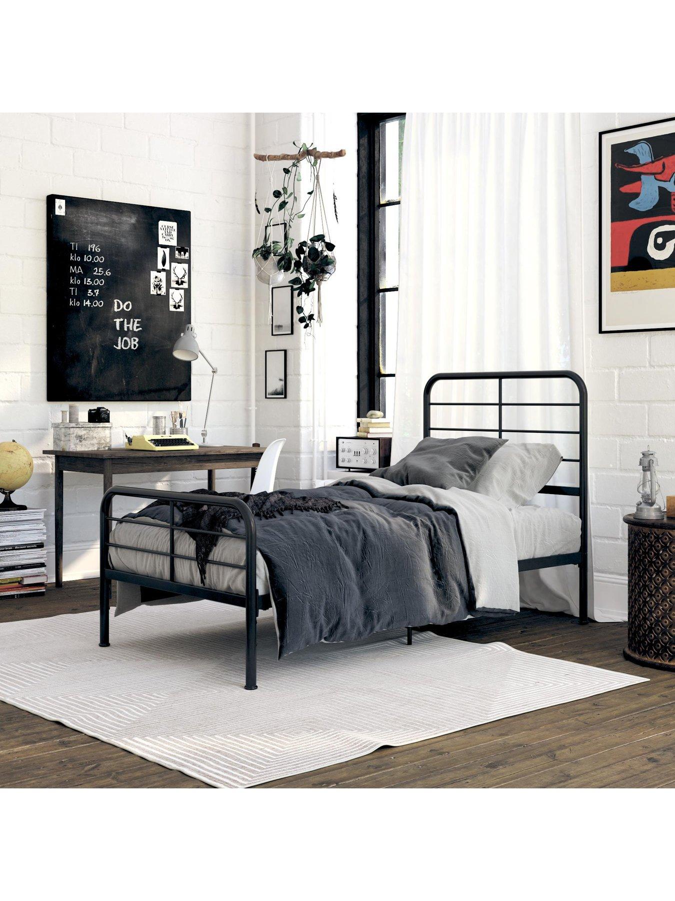  image of dorel-home-millie-metal-single-bed