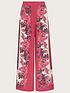  image of monsoon-garnet-placement-scarf-print-trousers