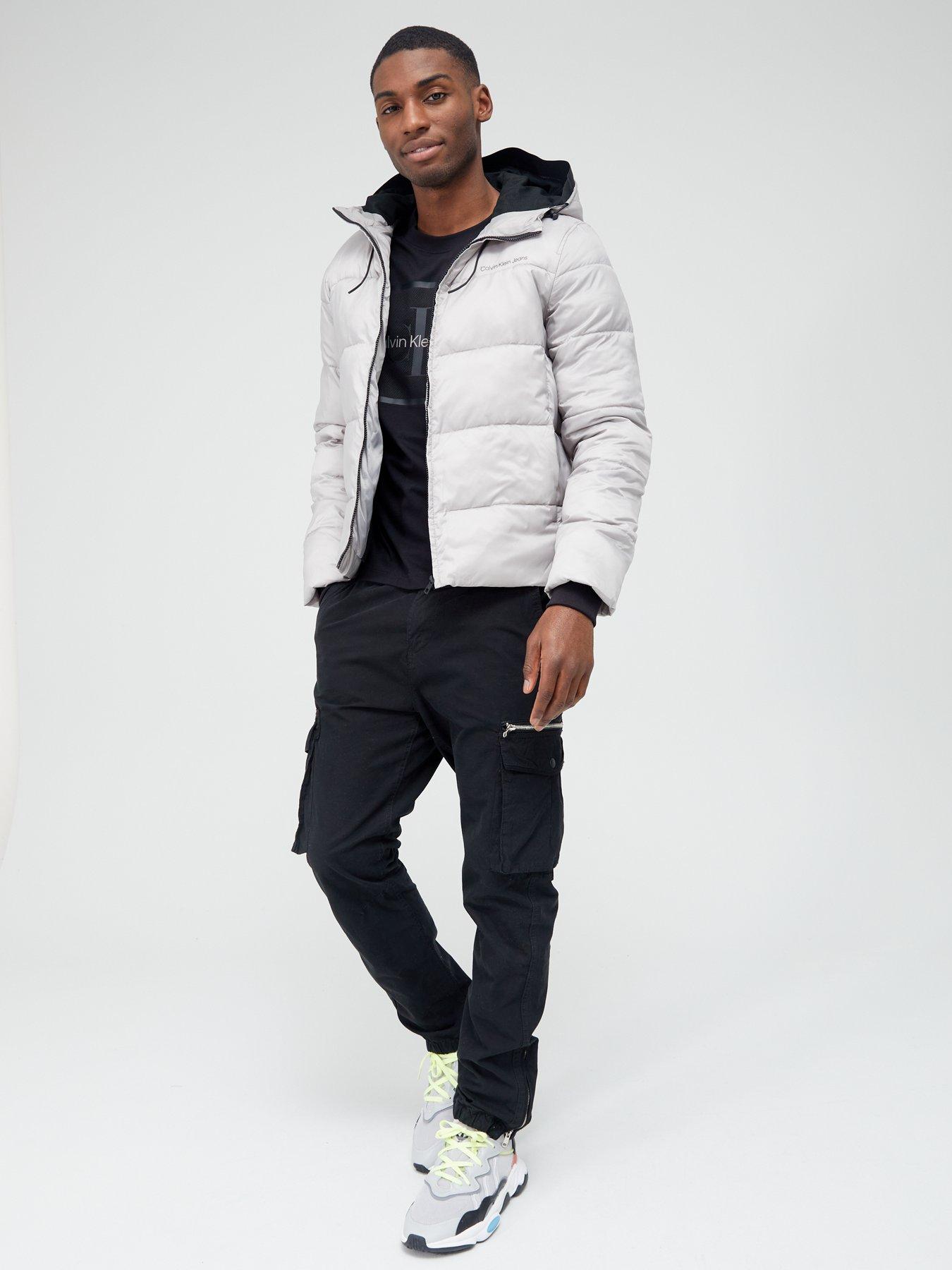 Calvin klein jeans padded cheap hooded jacket