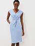  image of phase-eight-adelaide-tie-front-dress-pale-blue