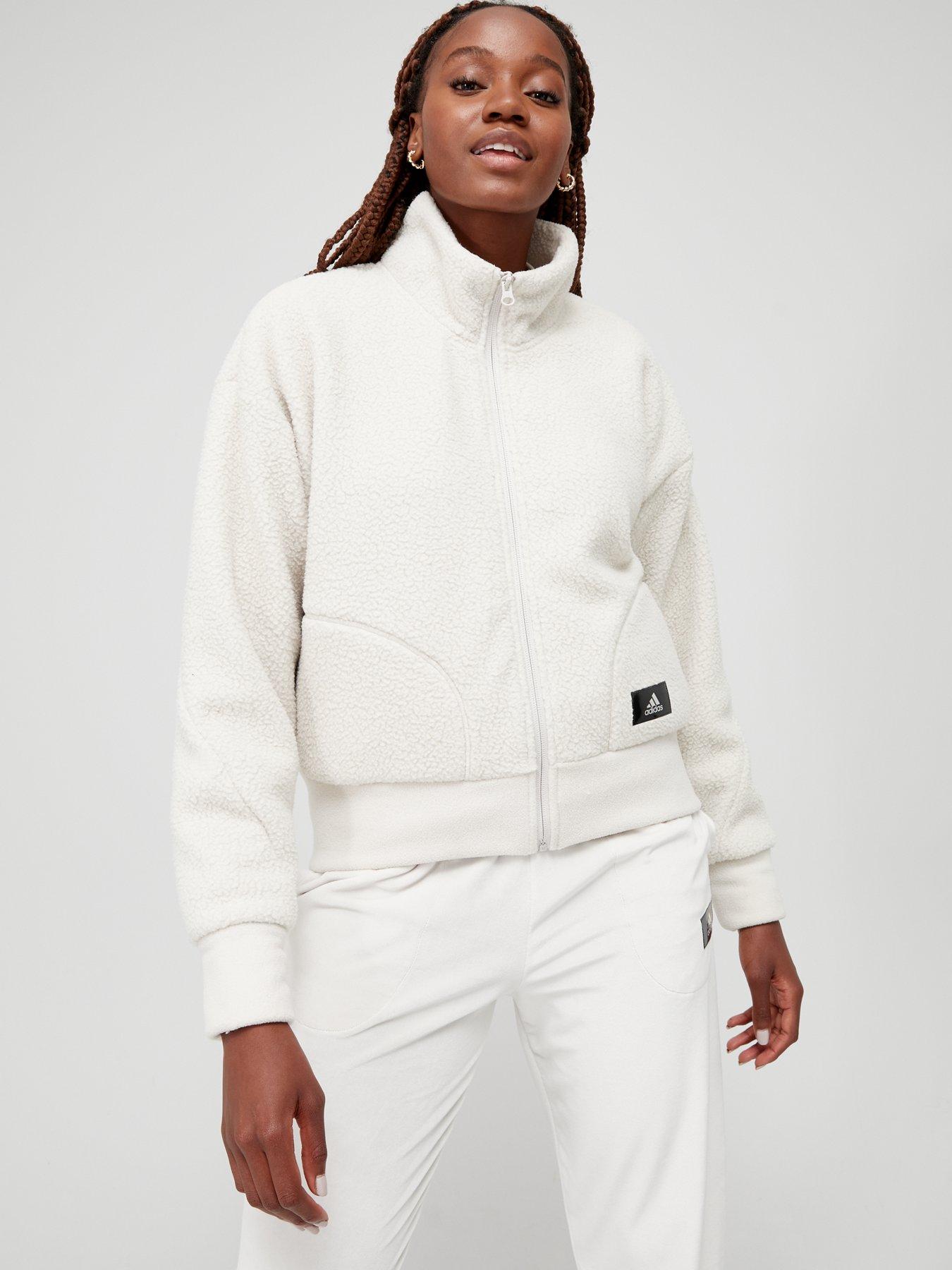 Adidas off store white jacket