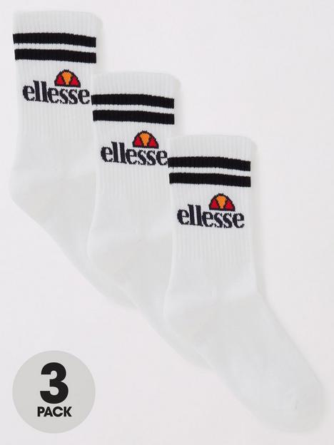 ellesse-pullo-3-pack-socks-white